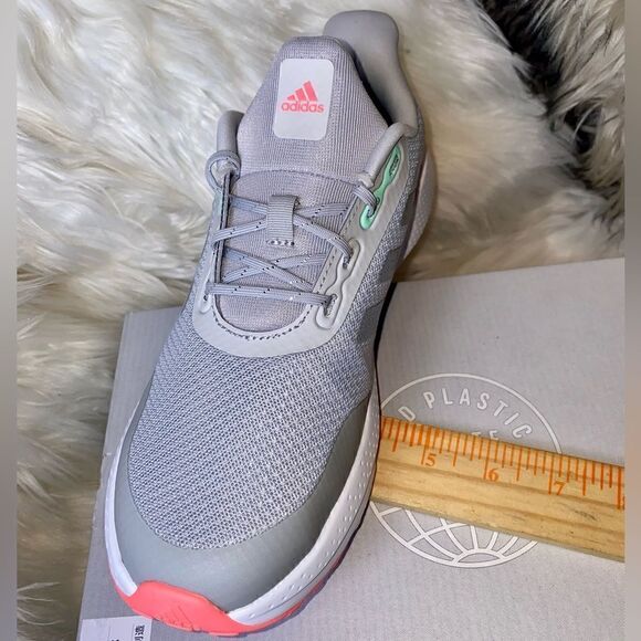 NEW!! Adidas EQ21 Run J Athletic Sneakers - Youth GS Size 6.5 Gray/White/pink - Picture 9 of 12